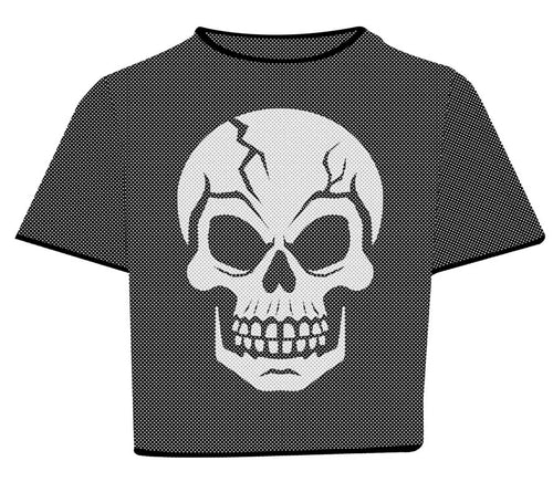Camiseta de Red Calavera para mujer