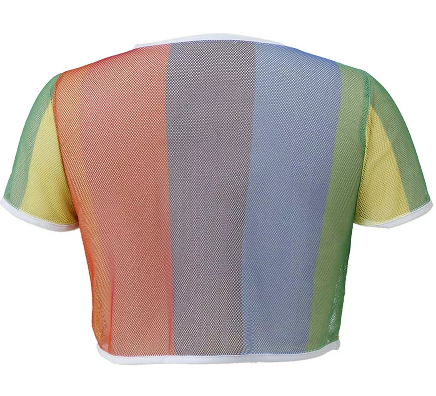 Translation missing: de.Camiseta de Rejilla Arcoíris para mujer