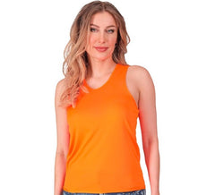 Neonoranges Tanktop für Damen