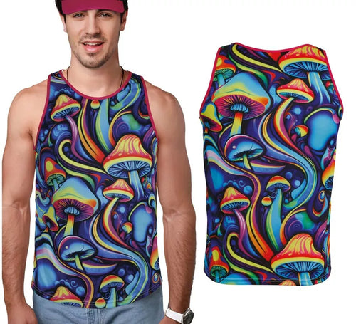 Camiseta de Tirantes Psicodélica Setas para hombre
