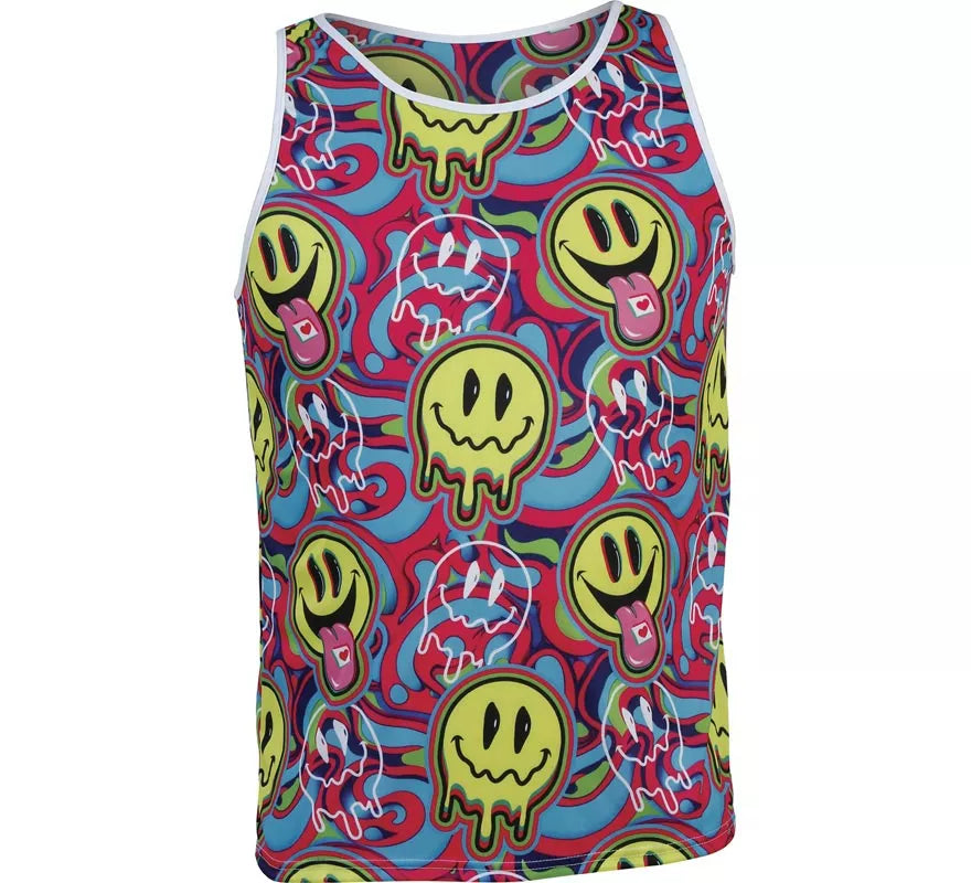Translation missing: de.Camiseta de Tirantes Psicodélica Smile para hombre