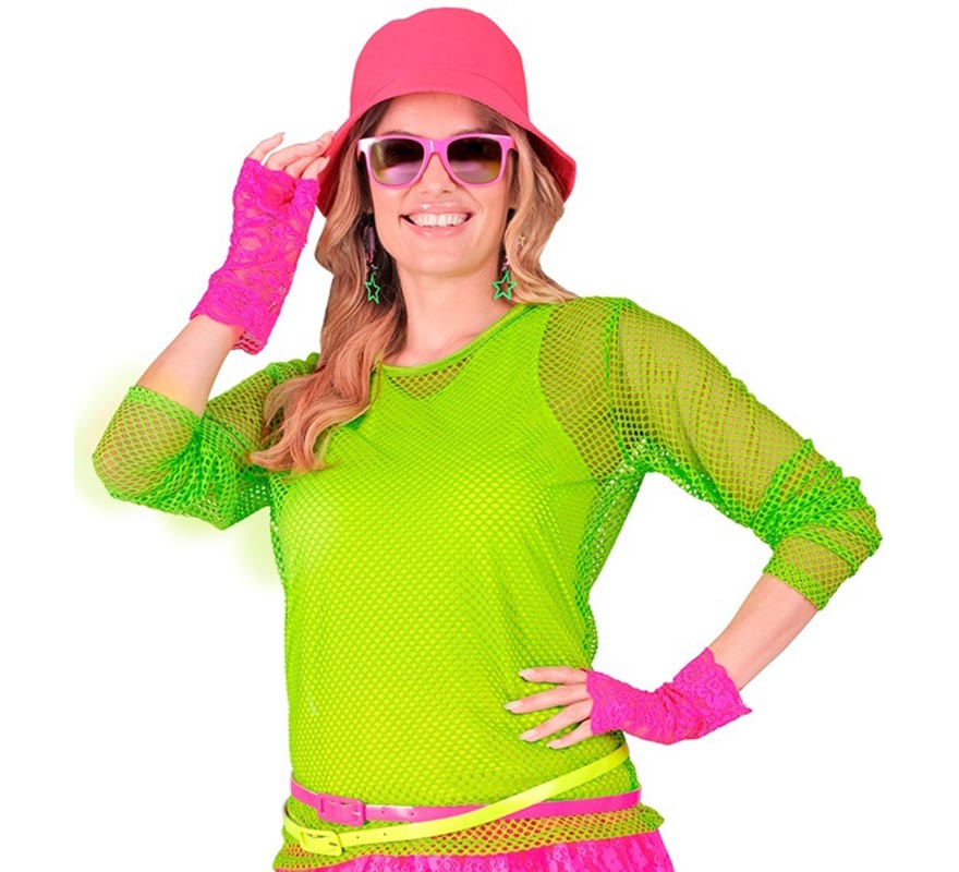Translation missing: de.Camiseta de Tirantes verde neón para mujer