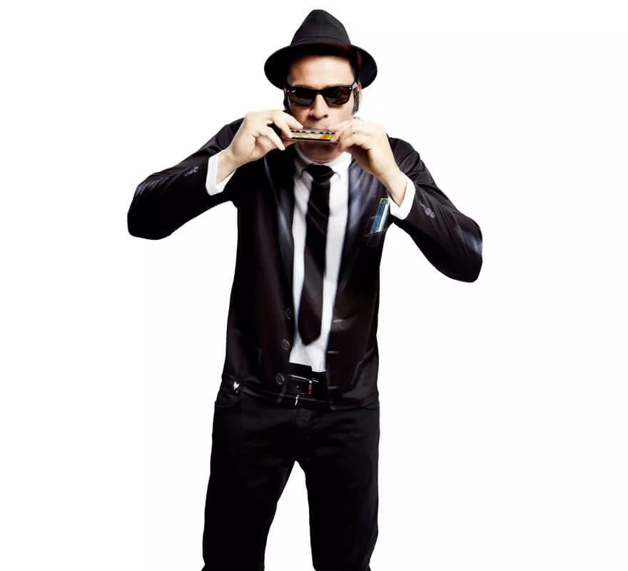 Translation missing: de.Camiseta disfraz Bluesman para hombre