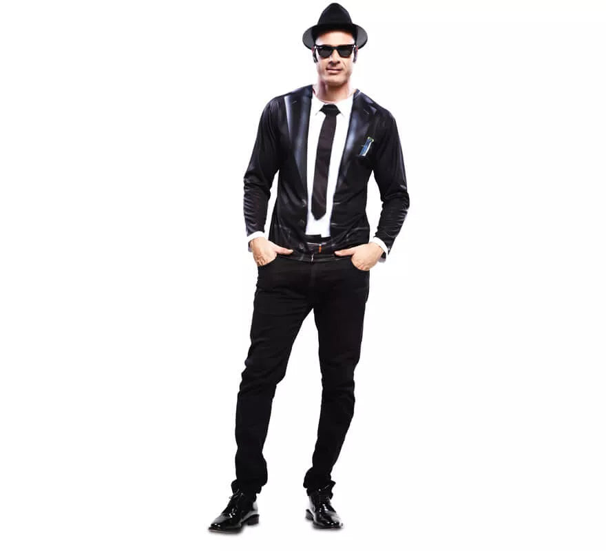 Translation missing: de.Camiseta disfraz Bluesman para hombre