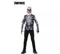 Camiseta Disfraz con Capucha Skull Trooper Fortnite para niño y adolescente