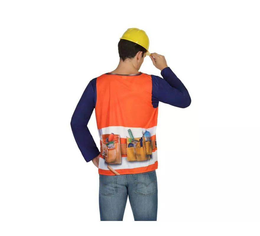 Translation missing: de.Camiseta disfraz de Albañil para hombre