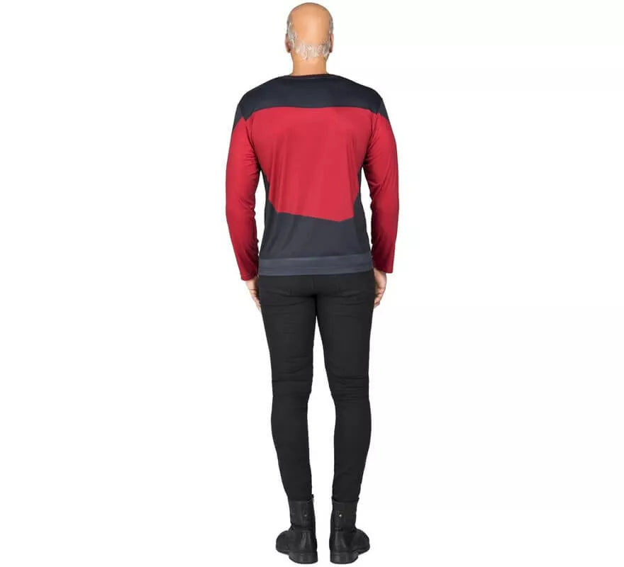Translation missing: de.Camiseta Disfraz de Picard de Star Trek para hombre