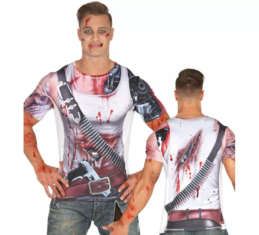 Translation missing: de.Camiseta Disfraz de Robot