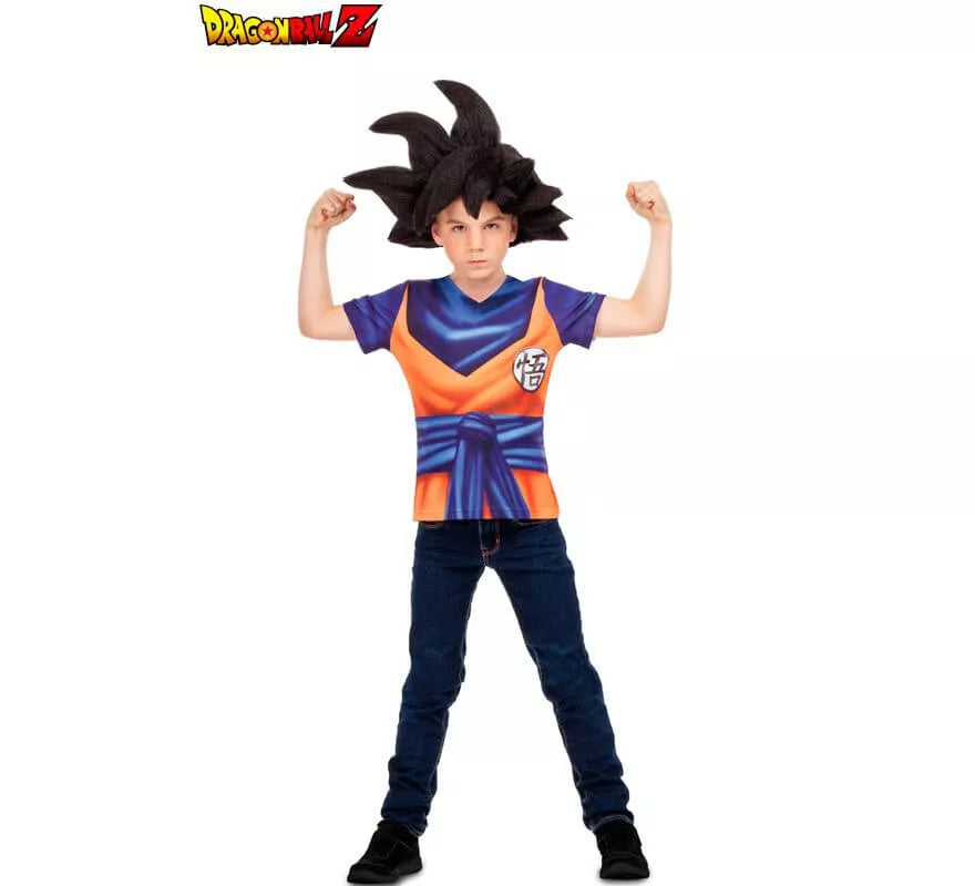 Translation missing: de.Camiseta disfraz de Son Goku para niño
