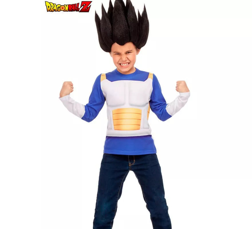 Translation missing: de.Camiseta disfraz de Vegeta para niño