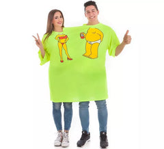 Adult Double Beer Kostüm T-Shirt