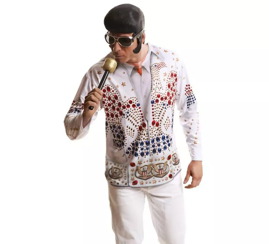 Translation missing: de.Camiseta disfraz rey del rock para hombre