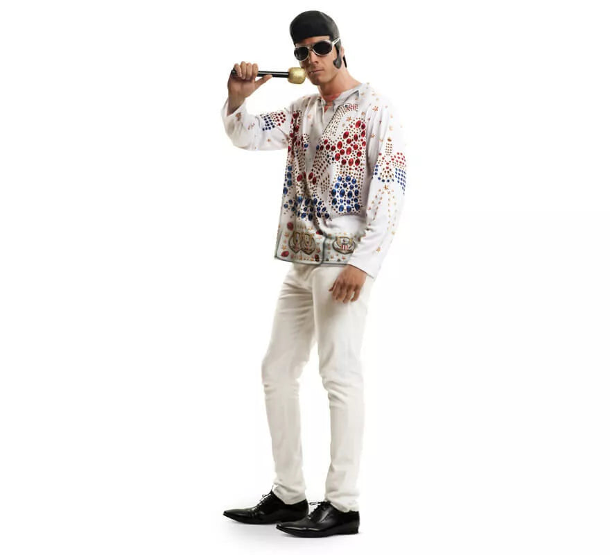 Translation missing: de.Camiseta disfraz rey del rock para hombre