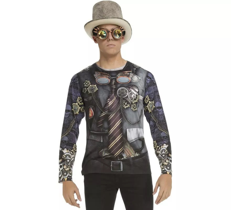 Translation missing: de.Camiseta disfraz Steampunk para hombre