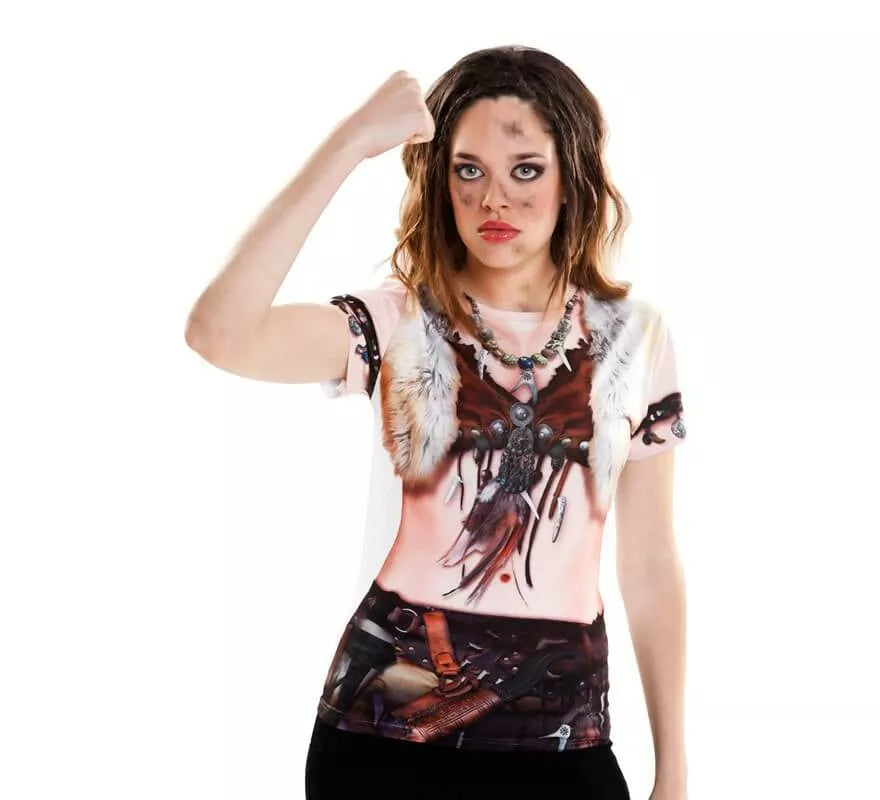 Translation missing: de.Camiseta disfraz Viking Girl para mujer