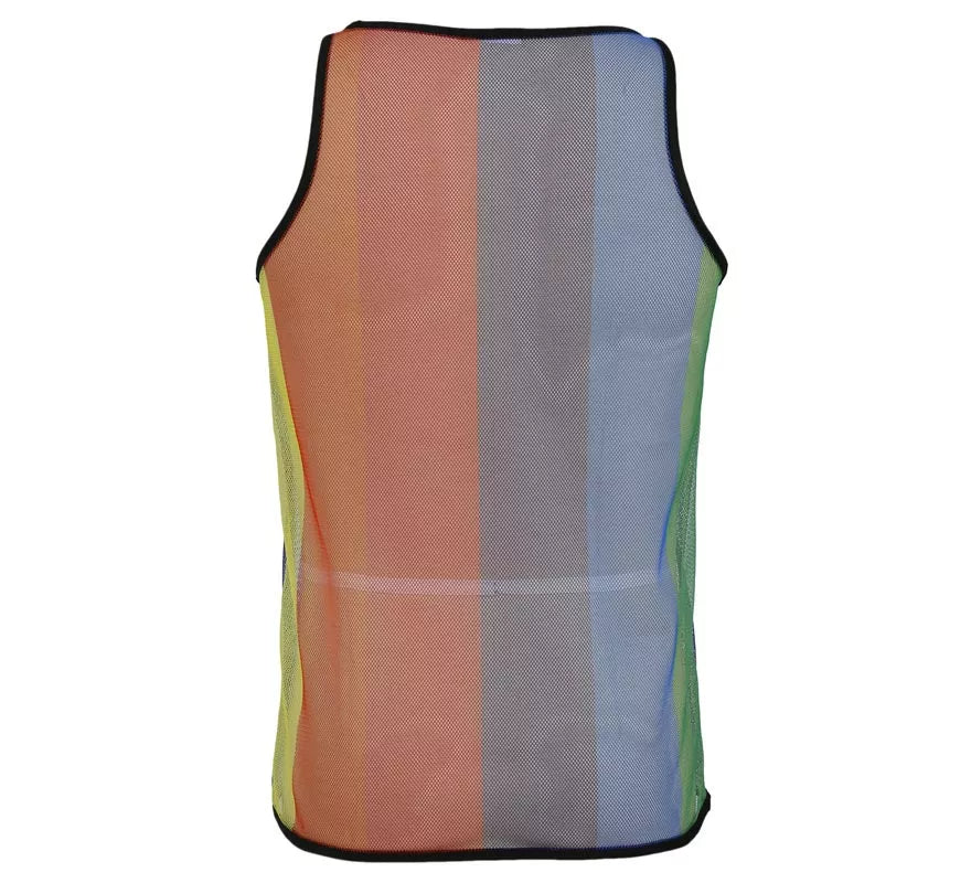 Translation missing: de.Camiseta Tirantes de Rejilla Arcoíris para hombre