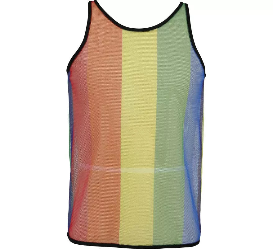 Translation missing: de.Camiseta Tirantes de Rejilla Arcoíris para hombre