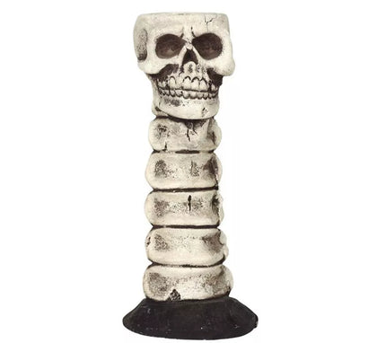 Candelabro con Calavera de 17 cm