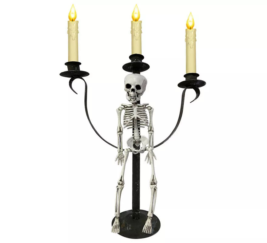 Translation missing: de.Candelabro con Esqueleto de 30X5,5X33,5 cm