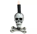 Candelabro de Cráneo con luz de 28x15 cm