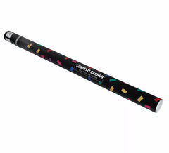 Konfetti-Kanone aus mehrfarbigem Papier 80 cm
