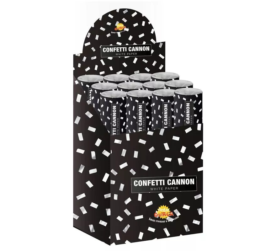 Cañón Kabuki Confetti de Papel de 40 cm en varios colores