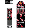 Cañón Kabuki o tubo de Pétalos de rosa rojos de 50 cm para Bodas
