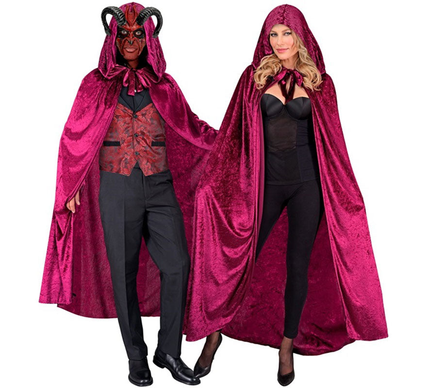 Translation missing: de.Capa con Capucha de Terciopelo de 140 cm para adultos en varios colores