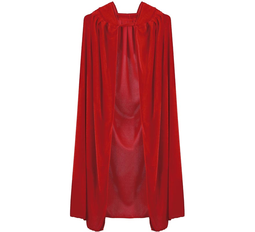 Translation missing: de.Capa con Capucha Roja Terciopelo para niños 100 cm