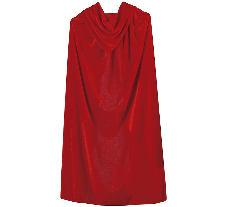 Translation missing: de.Capa con Capucha Roja Terciopelo para niños 100 cm