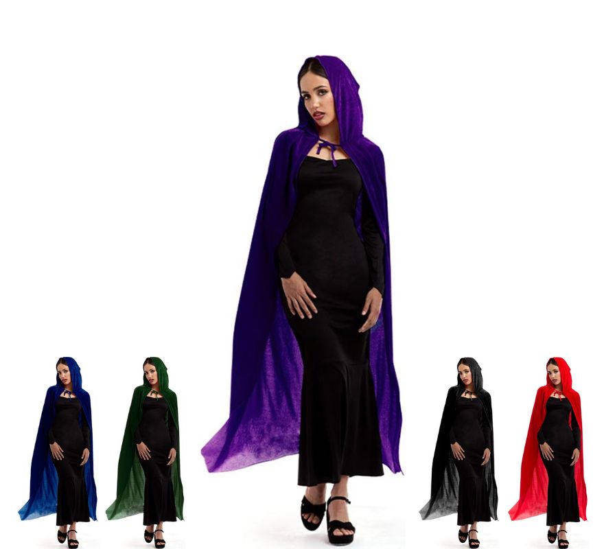 Translation missing: de.Capa con Capucha Terciopelo adulto de 120 cm en varios colores