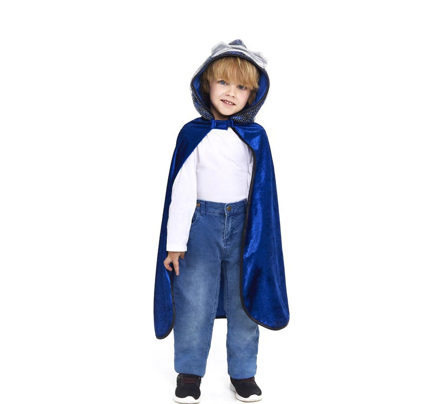 Translation missing: de.Capa de Caballero azul con capucha infantil