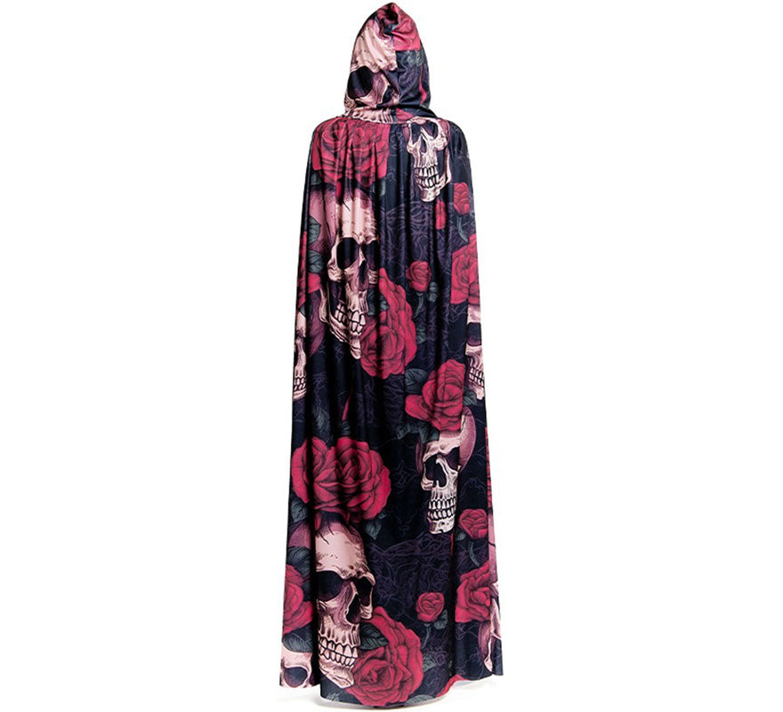 Translation missing: de.Capa de Calavera con Rosas de 185 cm