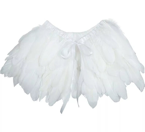 Capa de Plumas blancas de 30x90 cm