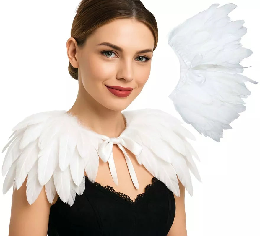 Translation missing: de.Capa de Plumas blancas de 30x90 cm