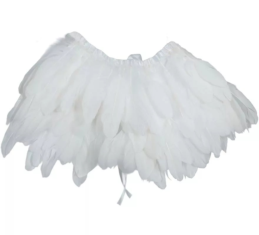 Translation missing: de.Capa de Plumas blancas de 30x90 cm