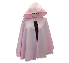 Mittelalterliches kurzes rosa Cape für Erwachsene