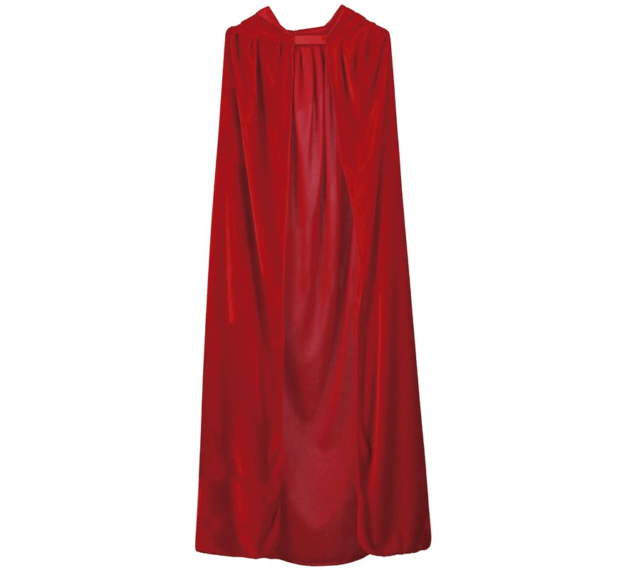 Capa roja con Capucha de 130 cm