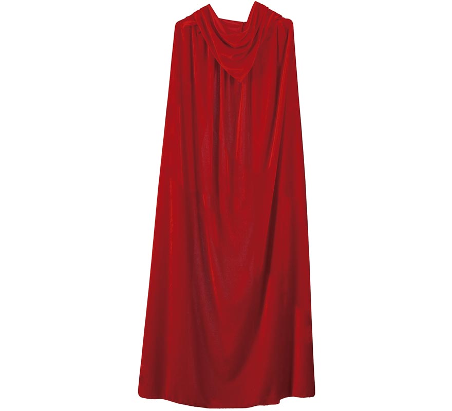 Translation missing: de.Capa roja con Capucha de 130 cm