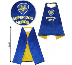 Super Dog Cape für Hund Blau
