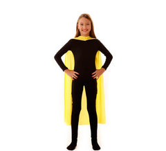 90cm gelber Kinder Superhelden Umhang