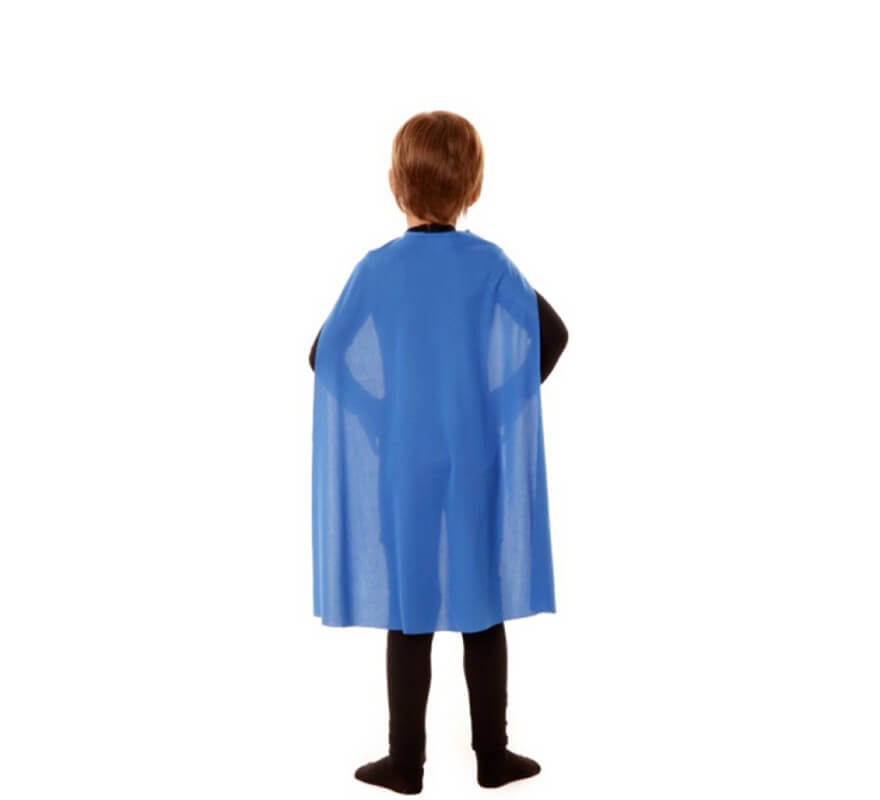 Translation missing: de.Capa Superhéroe Infantil Azul de 70 cm