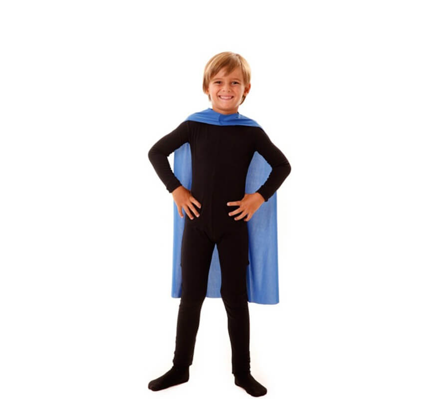 Translation missing: de.Capa Superhéroe Infantil Azul de 70 cm