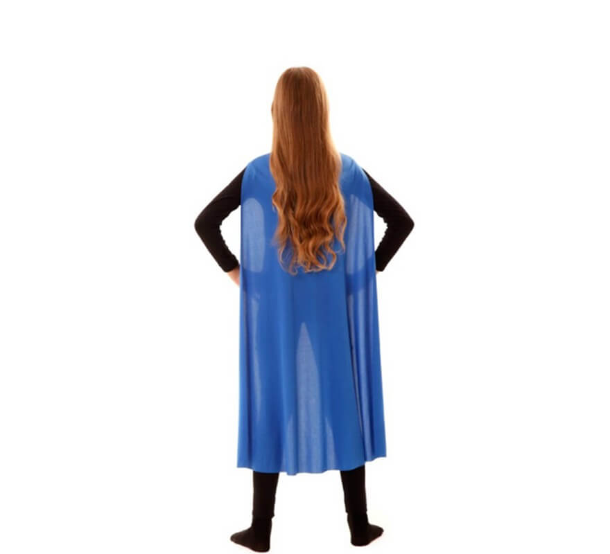 Translation missing: de.Capa Superhéroe Infantil Azul de 90 cm