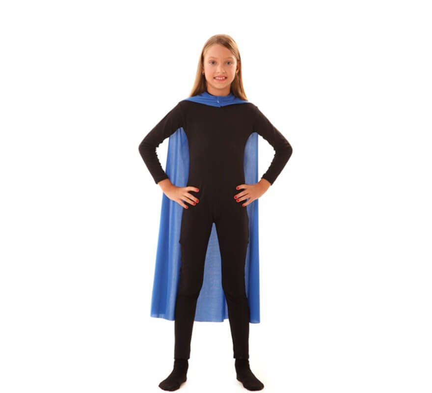 Translation missing: de.Capa Superhéroe Infantil Azul de 90 cm