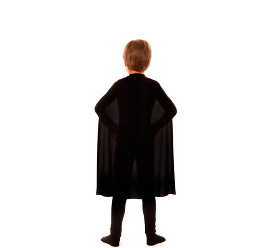 Translation missing: de.Capa Superhéroe Infantil Negra de 70 cm