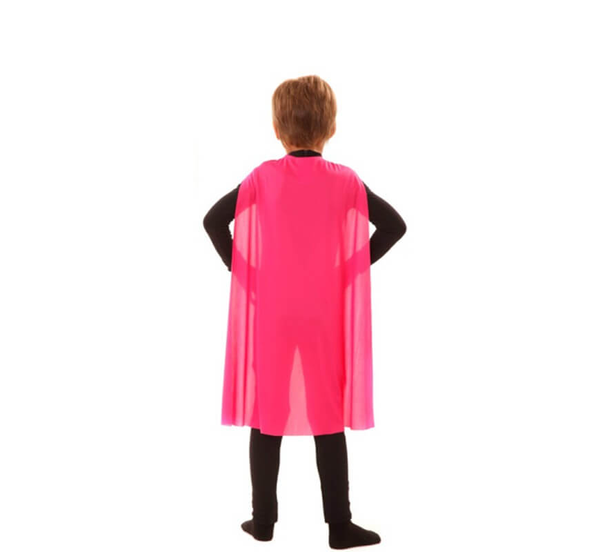 Translation missing: de.Capa Superhéroe Infantil Rosa de 70 cm