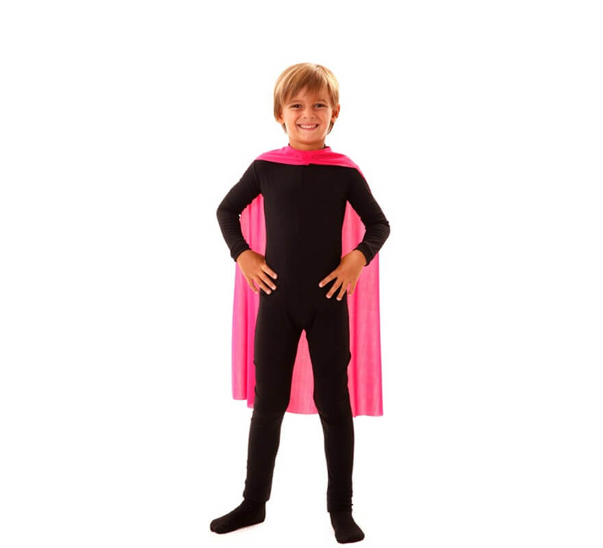 Translation missing: de.Capa Superhéroe Infantil Rosa de 70 cm