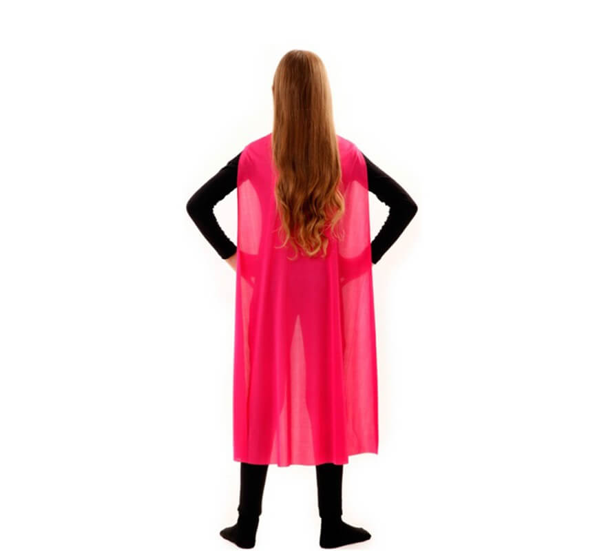 Translation missing: de.Capa Superhéroe Infantil Rosa de 90 cm