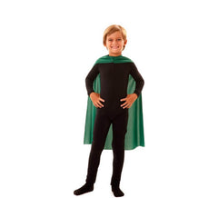 70cm grüner Kinder Superhelden Umhang